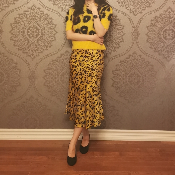 Miu Miu leopard print mohair blend sweater - Picture 5 of 15